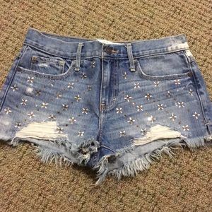 Abercrombie & fitch embellished shorts